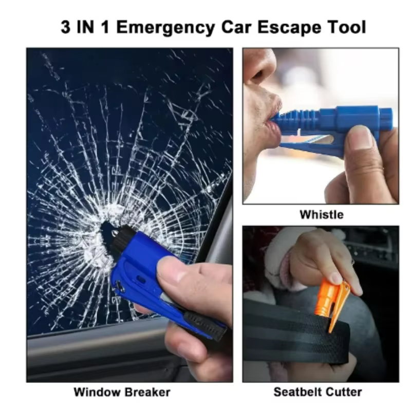 Rescue Rope Throw - Palu Pengaman Mobil 3-In-1 Mobil Mini