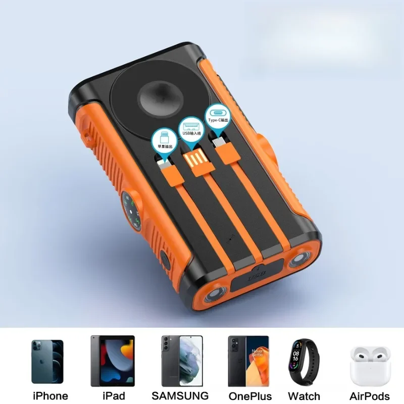 Power Bank Tenaga Surya 50000m - Solar Emergency Charger ulasan dan harga